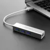 Stacje USB C Hub 1000 Mbps 3 Porty USB 3.0 Typ C Hub USB do RJ45 Gigabit Ethernet Adapter dla akcesoriów komputerowych MacBook Laptop