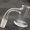 Dpqbn027 sigara içen kaynak eğimli kenar 20mm kuvars banger çivi dab teçhizat cam bong