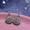 Studörhängen S925 Sterling Silver Natural Dainty VVS1 Diamond Earring For Women Fine Jewelry Kolczyki Orecchini 925