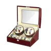 Watch Boxes Cases Box Automatic Wooden Luxury Slots Suitable For Mechanical Watches Quiet Rotation