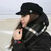 Écharrés Jinjin.QC Fashion Plaid Swarf Soft Cashmere acrylique Warp Oversadized Châles pour femmes Couvertures d'hiver Echarpe Foulard Femme
