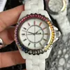 Relojes de mujer, reloj de pulsera con movimiento de cuarzo arcoíris, correa de acero inoxidable de 38mm y 33mm, relojes de pulsera de diseño resistente al agua de zafiro para mujer