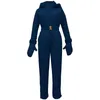 Dames Trainingspakken Grote maten dames jumpsuit uit één stuk casual dikke winter snowboarden buitensporten broek set rits skipak P230531