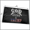 Banner Flags 3X5Ft Trump 2024 Campagna God Guns Flag Drop Delivery Home Garden Forniture per feste festive Dh13Y