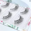 Falska ögonfransar Partihandel mink 3Pair Lashes Invisible Band Mink återanvändbara falska ögonfransar smink i bulk 230530