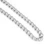 Chaînes En Acier Inoxydable Femmes Hommes Twist O Curb 5x7mm Chaîne À Maillons Vendre Au Mètre Pas De Fermoir Femme Homme Collier En Gros