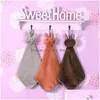 Serviette En Gros Absorber Main Sec Dessin Animé Animal Lapin Molleton De Corail Doux Serviettes Rapides Cuisine Salle De Bains Suspendus Essuyer Drop Delivery Hom Dhsi4