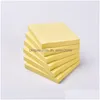 Notes 100 Sheets Note Paper Series Simple Solid Color Kawaii Journal Memo Pad Selfadhesive School Office Stationery Vt2001 Drop Deli Dhnxf