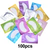 Outils Patches pour les yeux Hydrogel pour extension de cils sous les coussinets 50/100 PCS dans des autocollants en gel en vrac pour la greffe