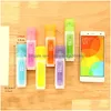 Highlighters Colorf Fluorescent Pen Oblique Fashion Watercolor Pens Kawaii Marker Painting Stationery Writing Supplies Drop Delivery Dhkrh