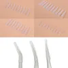 Werkzeuge 10pcs Pinzetten schützen Fälle, die Wimpern Zähler Silikonabdeckungen Tipps Wimpern Auxiliary -Werkzeuge 4 Stile