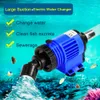 Verktyg Automatisk Fish Tank Water Changer Pump Aquarium Gravel Cleaner Fish Feces Siphon Vakuumpumpen Cleaner med slangfilt 220V240V