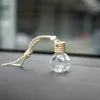 10ML Car Perfume Bottle diffusers Rearview Ornament Hanging Air Freshener For Essential Oils Diffuser Fragrance Empty Glass Bottle LX77554