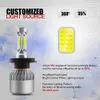 New 2pcs S2 LED H1 H3 H7 H4 H13 H11 HB3 HB49005 9006 9004 880 881 H27 9007 Auto LED Car Headlight Bulbs Fog Lights 36W 8000LM 6500K