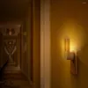 مصابيح ليلية الاتحاد الأوروبي/الولايات المتحدة توصيل جدار الخفيفة مقبس مع مستشعر 1/2 PCS دافئ مصباح أبيض توفير الطاقة للأطفال غرفة نوم غرفة نوم