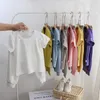 Kläderuppsättningar 2023 Stil Ny Summer Baby Girl Home Set Costume Pyjamas T-shirts and Pants Wear Outfits