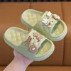 Slipper Zomer Kinderen Meisjes Slippers Leuke Cartoon Beer Konijn Zacht Ademend Antislip Thuis Strand Jongens Kids 230530