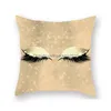 Kuddefodral 40stylar Eyelash Pillowcase Fashion Eyes Car ER 18x18 El Peach Skin SOFA CUSHION HEM DECORATION DBC Drop Delivery Garde DHPM9