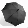 Paraplu's vezel rechte staaf paraplu matic winddichtheren zwart compact wijd open close lichtgewicht vt0226 drop levering huis garde dhchz