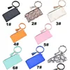 Brinquedo de festa Pulseira portátil Chaveiro Bolsa de mão Moda Carteira de Borla Couro Pu Pulso Cadeia Redonda Bolsa Clutch Feminina Acessóriovt143 Dhvjy