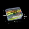 Baits Lures QXO Fishing Soft Lure Worm With Box Silicone Bait Swimbait Streamer Sea Spoon 7cm 10cm Wobbler Set 230530