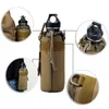 water bottle Tactical Molle Rack with Nylon Military Outdoor Travel Camping Hiking Hunting Tent Water Bottle Bag P230530