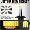 NY 360 TURBO H7 LED CANBUS 60W H8 H11 9005 9006 HB3 HB4 LED Auto Light Lamp BULB -strålkastare 8 sidor 6000K 20000lm