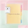 Noteerpads Soft Light Color Notepad A5/B5 Looseleaf Notebook Waterdichte ER verwijderbare vervangbare schoolkantoor Severvangen VT1470 Drop D Dhylh