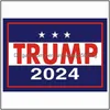 Banner sinaliza Trump 2024 Campanha presidencial dos EUA adesivo Donald Car adesivos de carros Drop Deliver