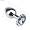 Vuxna leksaker 3 st/set metall diamant anal plug s/m/l anus rumpa plugg vuxna onanator sex leksaker för kvinnor/män/gay/par SM -speltillbehör L230518