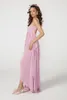 Sexy Urban Nanajacqueline Kleid Designer Damenkleid Sommer Ärmelloses Strapskleid Feenblumen-Rüschenkleid