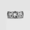 2023 Novo designer de joias pulseira colar anel amor destemido Sterling clássico vazado pingente casal Anel de alta qualidade