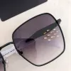 Modedesigner 64ZS Sonnenbrille für Herren und Damen, einzigartiges Beindesign, Metall, quadratische Form, Brille für den Außenbereich, trendiger, vielseitiger Stil, Anti-Ultraviolett-Schutz