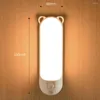 Luci notturne Lampada a LED Sensore umano ad alta luminosità Sfarfallio Ricaricabile Stile magnetico Mobili per la casa Articoli per la casa