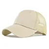 Ball Caps Cross-Border Foreign Trade Style Classic Pure Cotton Mesh Cap Eenvoudig ademend Baseball Light Board Pea