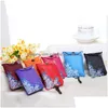 Storage Bags Chinese Style Reusable Ecofriendly Groceries Durable Handbag Home Folding Pouch Tote Foldable Shop Bag Dh1044 Drop Deli Dhhc3