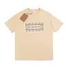 Berühmte Herren Hochwertiges T-Shirt Briefdruck Rundhals Kurzarm Schwarz Weiß Mode Männer Frauen T-Shirts 04