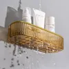Półki łazienkowe akrylowe półki w łazience przezroczyste uchwyt na magazyn prysznicowy bez wiercenia na ścianie montowany na ścianie pływające szampon łazienki 230530