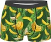 Underpants Banana Green Leaves Men's Boxer Briefs Starfish Underwear Trunks Soft Stretch Sport Fitness For Men Boys