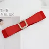Paski moda elastyczna elastyczny pasek klasyczny klasyczny, szerokoklasowe talia dla kobiet luksusowych projektantów marki