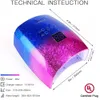 Dryers Upgraded 48W Rechargeable UV LED Nail Lamp Nail Dryer Light for Gel Polish Acrylic Automatic Sensor Gel Nail Light Manicure Tool