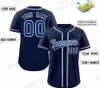 Jersey de beisebol personalizada Personalizada Hand Borderyy Jerseys Homens Mulheres Juventude Qualquer Nome Qualquer Número de tamanho Misto de tamanho Misto Blue 3105027