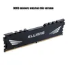 Rams Kllisre DDR3 DDR4 4GB 8GB 16GB Memoria RAM 1333 1600 1866 2400 2666 3200 Desktop RGB DIMM
