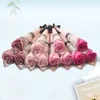 Faux Floral Greenery 40 szt. Róże mydlane kwiaty bukiet kreatywne romantyczne uprzejmy ślubne mydła różowe kwiat na walentynki prezent na dzień matki prezenty 230530
