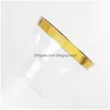 Wegwerpbekers Rietjes Airline Cup Party Kitchen Supplies 9Oz Gold Rimmed Thicken Hard Plastic Ps Drink Dh1094 Drop Delive Dhadx