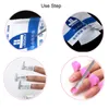 Removedor 200 PCs/unhas de caixa Gel Polishith Remover Wipes Gosques Degreaser Cleanser UNIF ART