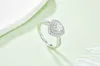 2023 Anello di fidanzamento Moissanite Trillion Cut Diamond 925 Sterling Silver Jewelry Wedding Band Ring per le donne