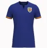 2023 Румыния футбольные майки Домашняя желтая выездная красная футбольная рубашка 23 24 Хаги Деннис Третий мужской комплект формы 66