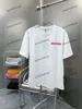 Xinxinbuy Men Designer Tee T Shirt 23ss Back Leaf Print London England Bawełna Kobiety Białe czarne XS-2xl