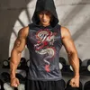 MENS TANK TOPS Fashion Compression Sleeveless Shirts Top Men Fitness Shirt Singlet Bodybuilding Workout Gym Vest 230531